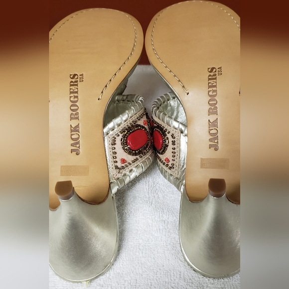 Jack Rodgers Moraccon Kitten Heeled Sandals - NW box - Picture 3 of 6